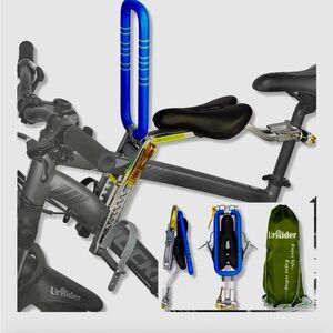 UrRider Child toddler bike seat bicycle front mount Kids 2-6 Yrs up to 60lbs